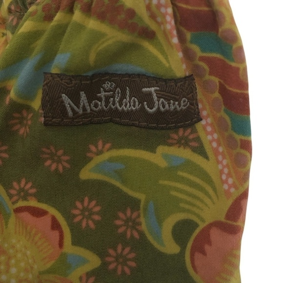 MATILDA JANE Skirt Girls Size 10 Green Multicolor Ruffle - Picture 9 of 10